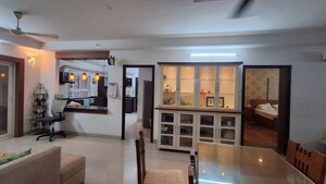 Living Room in 3 BHK Apartment at Ramky Towers, Gachibowli – for Rent
