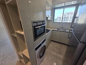 Kitchen in 1 BHK Apartment at Sheth Vasant Oasis, Andheri East – for Rent