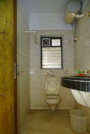 Bathroom in 2 BHK Apartment at Dheeraj Gaurav Heights, Jogeshwari West – for Rent