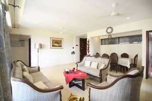 Living Room in 3 BHK Apartment at Satguru Sanskar, Bandra West – for Rent