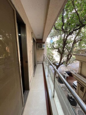 Balcony in 3 BHK Apartment at Anand Ashram, Khar West – for Rent