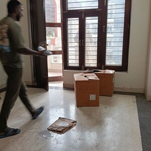 Living Room in 3 BHK Apartment at Ansal Sushant Apartments, Sushant Lok I – for Rent