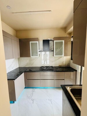 Kitchen in 4 BHK Builder Floor at Sushant Lok I – for Rent