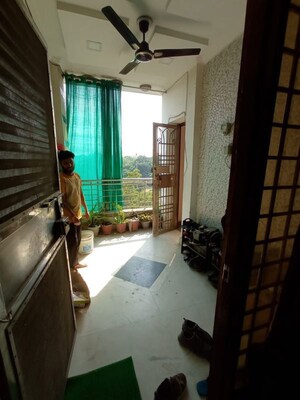 Balcony in 2 BHK Builder Floor at New Ashok Nagar – for Rent