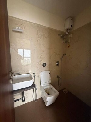 Bathroom in 3 BHK Apartment at Chaitanya Anand Lunkhod CHSL, Andheri West – for Rent