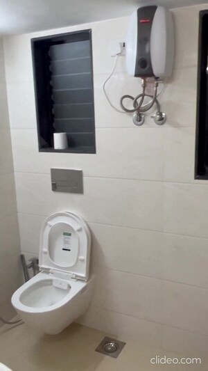 Bathroom in 2 BHK Apartment at Shreeji Silverene, Jogeshwari West – for Rent
