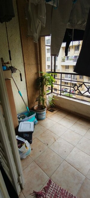 Balcony in 1.5 BHK Apartment at Shreyas Palladium Grand, Dhanori – for Rent