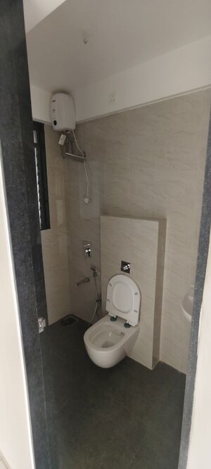 Bathroom in 3 BHK Apartment at Chandak 34 Park Estate, Goregaon West – for Rent