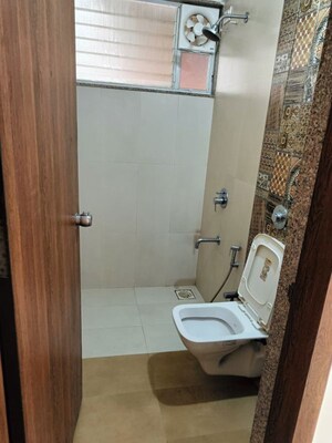 Bathroom in 2 BHK Apartment at Vision Starwest Phase 1, Tathawade – for Rent