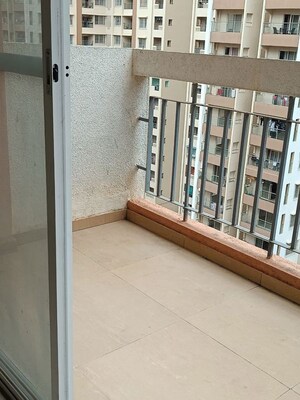 Balcony in 2 BHK Apartment at Vision Starwest Phase 1, Tathawade – for Rent