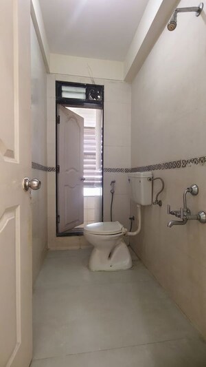 Bathroom in 2 BHK Apartment at Mahavir Heritage CHS, Kharghar Sector 35g – for Rent