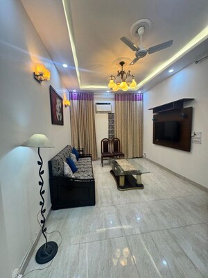 Living Room in 2.5 BHK Builder Floor at Lajpat Nagar ii – for Rent