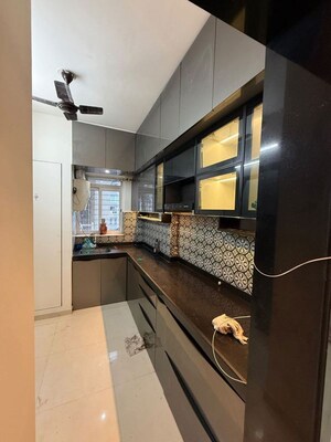 Kitchen in 2 BHK Apartment at Lodha Amara, Kolshet Road – for Rent