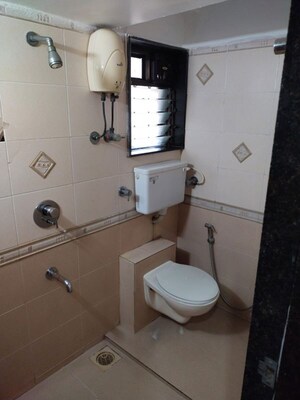 Bathroom in 2 BHK Apartment at SBI Milan Apartment, Jogeshwari West – for Rent