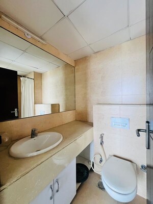 Bathroom in 3 BHK Apartment at Conscient Heritage One, Sector 62 – for Rent