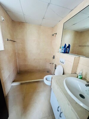 Bathroom in 3 BHK Apartment at Conscient Heritage One, Sector 62 – for Rent