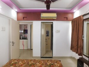 Bedroom in 3 BHK Apartment at Aishwaryam Greens Co-operative Housing Society, Wakad – for Rent