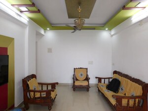 Living Room in 3 BHK Apartment at Aishwaryam Greens Co-operative Housing Society, Wakad – for Rent