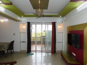 Living Room in 3 BHK Apartment at Aishwaryam Greens Co-operative Housing Society, Wakad – for Rent
