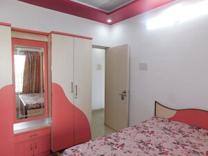 Bedroom in 3 BHK Apartment at Aishwaryam Greens Co-operative Housing Society, Wakad – for Rent