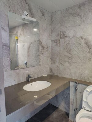 Bathroom in 3 BHK Apartment at Prestige Lakeside Habitat, Varthur – for Rent