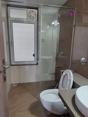 Bathroom in 3 BHK Apartment at Prestige Lakeside Habitat, Varthur – for Rent