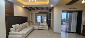 Living Room in 3 BHK Apartment at Rohan Nilay, Aundh – for Rent
