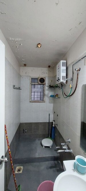 Bathroom in 3 BHK Apartment at Rohan Nilay, Aundh – for Rent