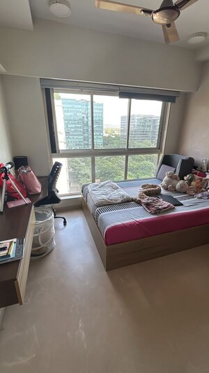 Bedroom in 2 BHK Apartment at LnT The Villas At Seawoods Residences, Seawoods – for Rent