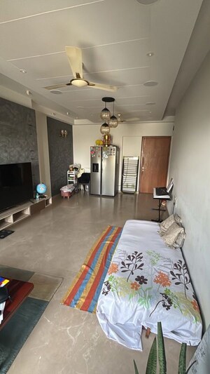 Living Room in 2 BHK Apartment at LnT The Villas At Seawoods Residences, Seawoods – for Rent