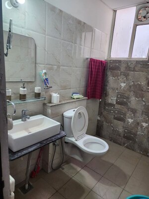 Bathroom in 3 BHK Apartment at Sushma Crescent, Dhakoli – for Sale