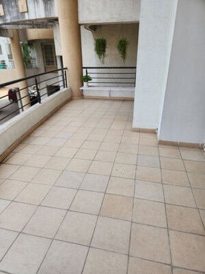 Balcony in 4 BHK Apartment at Landmark Garden, Kalyani Nagar – for Rent