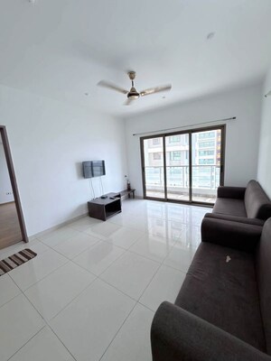 Living Room in 2 BHK Apartment at Paranjape Blue Ridge, Hinjewadi – for Rent