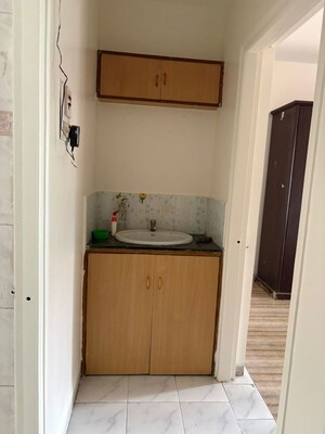 Bathroom in 2 BHK Apartment at DNV Elite Gardens, Aundh – for Rent