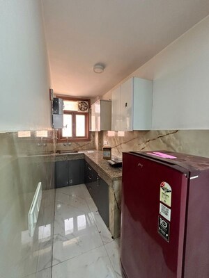 Kitchen in 1 BHK Apartment at Freedom Fighters Enclave – for Rent