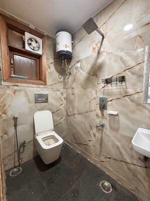 Bathroom in 1 BHK Apartment at Freedom Fighters Enclave – for Rent