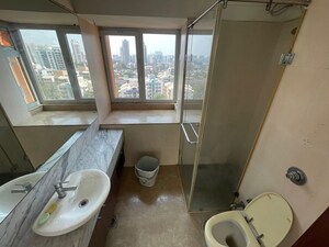 Bathroom in 4 BHK Apartment at DB Woods, Goregaon East – for Rent