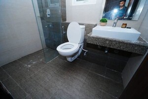 Bathroom in 2 BHK Builder Floor at Sector 21 – for Rent