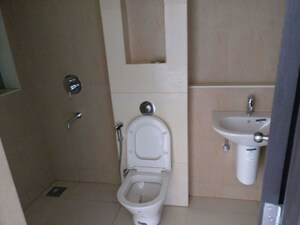 Bathroom in 1 BHK Apartment at Metropolis Rivera, Kasarvadavali – for Rent