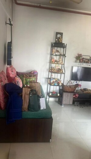 Living Room in 1 BHK Apartment at Runwal Eirene, Balkum Pada – for Rent