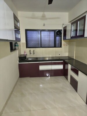 Kitchen in 3 BHK Apartment at Kasturba Housing Society, Vishrantwadi – for Rent