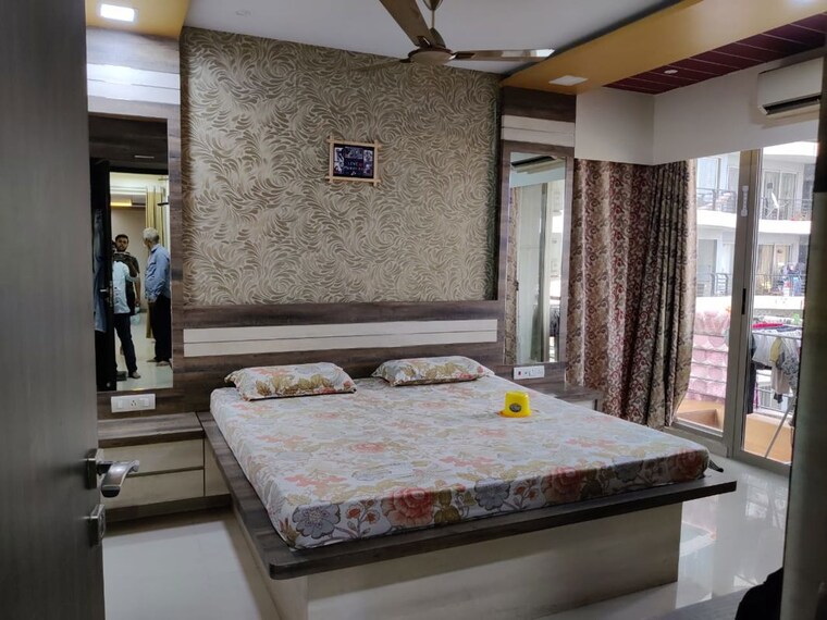 Bedroom, adhiraj-cypress 2.5 Bedroom 1000 Sq.Ft. Apartment In Kharghar Navi Mumbai 10698676