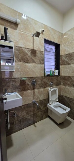 Bathroom in 2.5 BHK Apartment at Adhiraj Cypress, Kharghar – for Rent