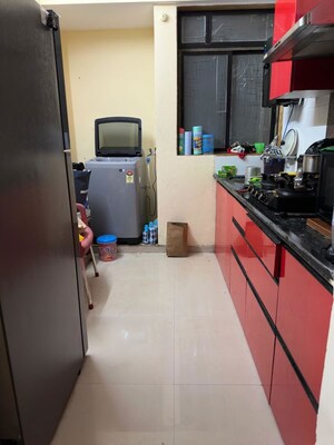 Kitchen in 1 BHK Apartment at Kishor Sukur Enclave A, Ghodbunder Road – for Rent