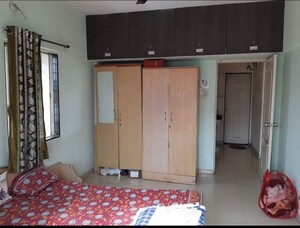 Bedroom in 2 BHK Apartment at Vasant Avenue, Pimple Saudagar – for Rent