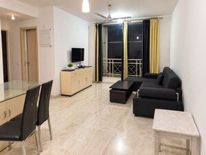 Living Room in 2 BHK Apartment at Unnati Woods CHS, Kasarvadavali – for Rent