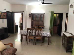Dining area in 3 BHK Builder Floor at Sector 52 – for Rent