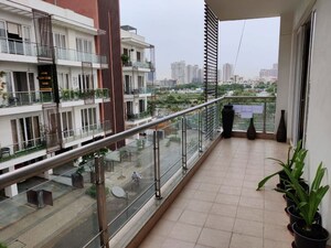 Balcony in 3 BHK Builder Floor at Adani Samsara, Sector 60 – for Rent