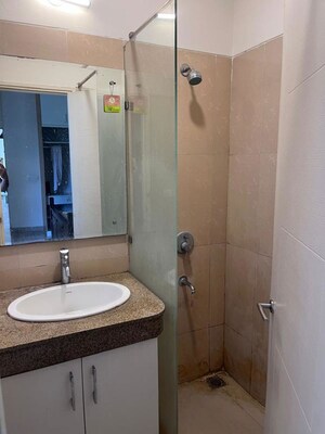 Bathroom in 3 BHK Apartment at Emaar Emerald Estate, Sector 65 – for Rent