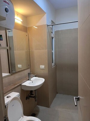 Bathroom in 3 BHK Apartment at Emaar Emerald Estate, Sector 65 – for Rent